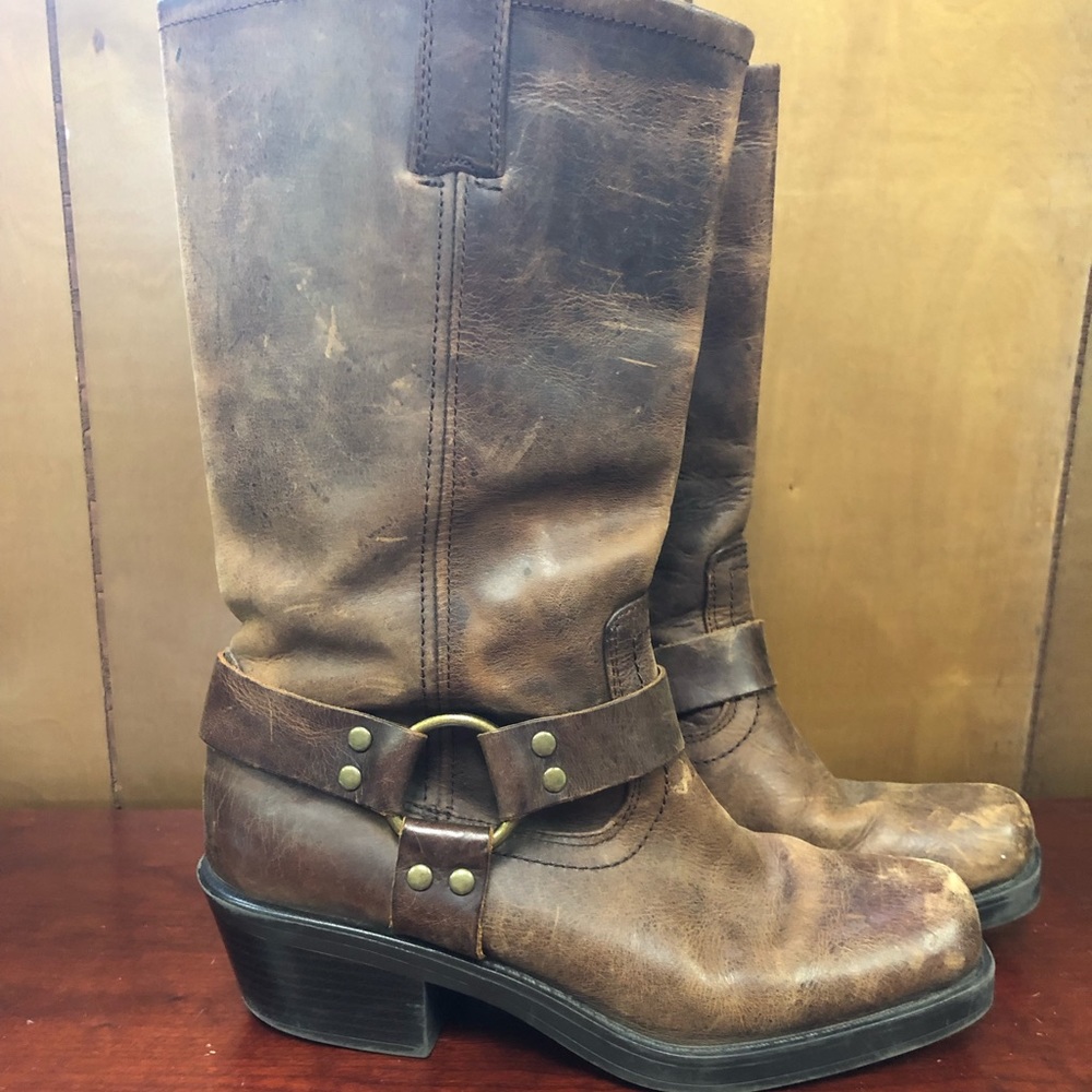 Leather Moto boots